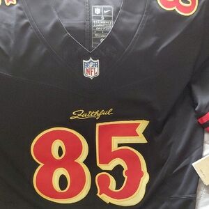 Nike Black Jersey with Red and Gold Accents